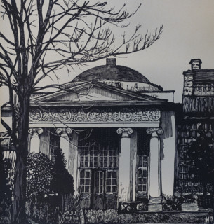 Old Moscow. Pavilion of Count Mamonov.