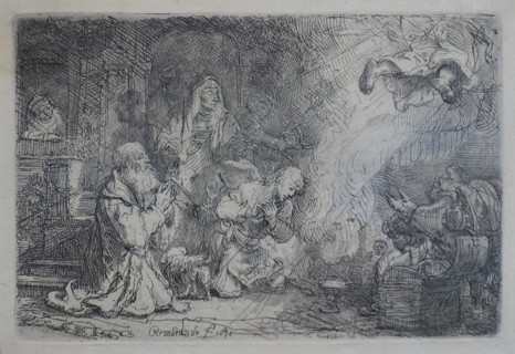 The Angel departing the family of Tobias.