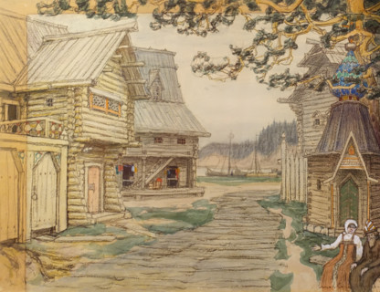 Street of the ancient city.