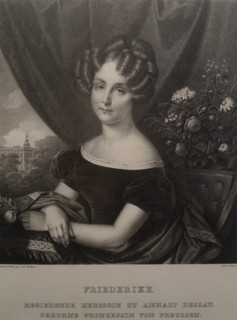 Princess Frederica of Prussia, Duchess of Anhalt-Dessau.