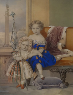 Grand Duke Nikolai Alexandrovich and Grand Duchess Alexandra Alexandrovna.
