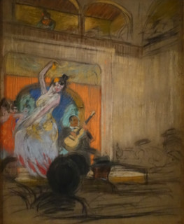 Female Dancer in a Cabaret.