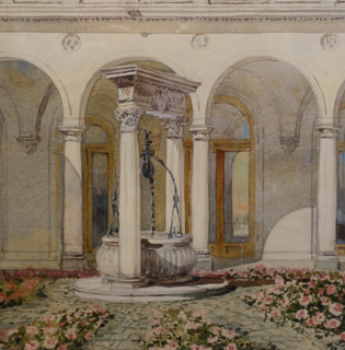 Italian courtyard of the Livadia Palace.
