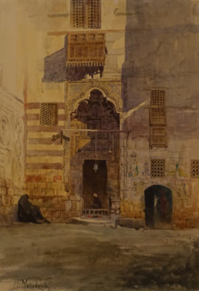 Entrance to a Cairo house.