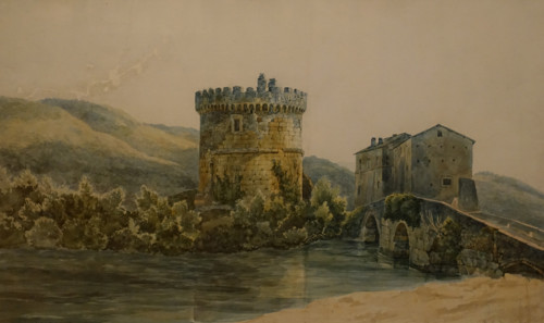 Lucano Bridge on the road from Rome to Tivoli.