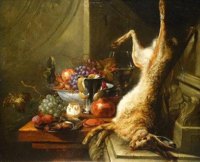 Still life with a hare.
