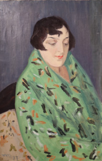 The artist's wife.