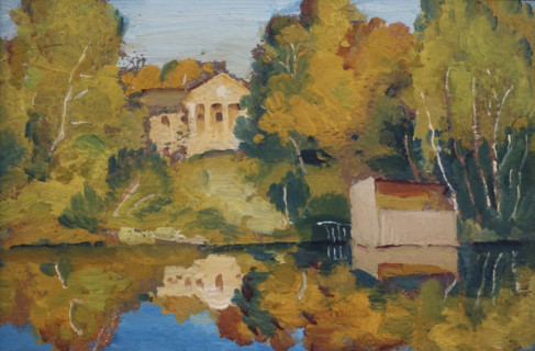 Estate among trees.