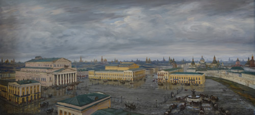 Theatre Square, Moscow.