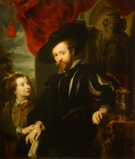 Rubens with his son Albert.