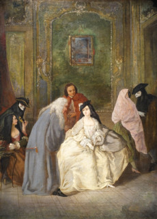 The procurator meets his wife.