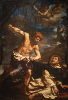 The murder of Saint Peter Martyr.