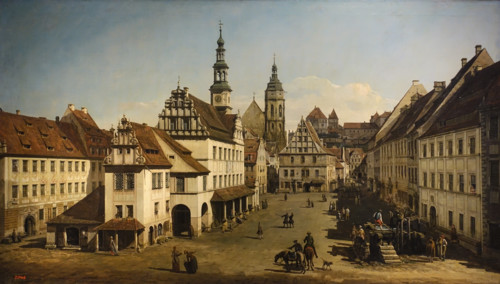 The marketplace in Pirna.