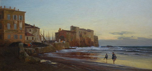 Italian landscape.
