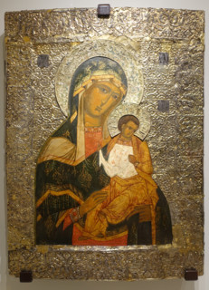 Icon of Our Lady of Hodegetria of Zamoyskaya, type of Konevskaya-Golubitskaya.