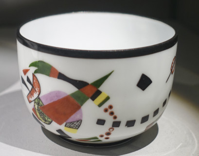 Cup and saucer.