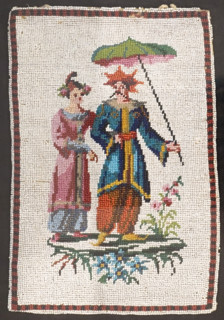 Bead embroidery.