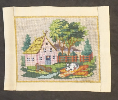 Bead embroidery.