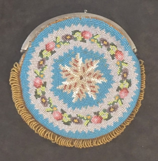 Beaded purse.