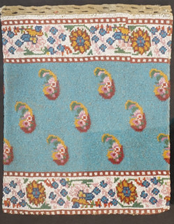 Beaded handbag.