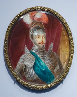 Tsarevich Grand Duke Alexander Nikolaevich in knightly armor.
