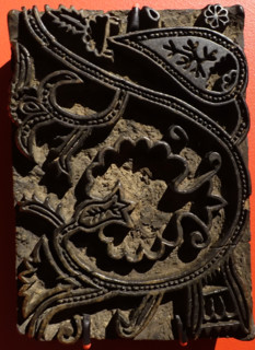 Calib stamp for printing fabric.