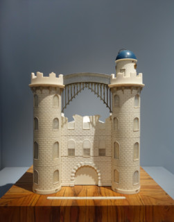 Model of the Castle on the Peacock Island in Podsdam.
