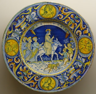 Dish ""Entry into Jerusalem"".