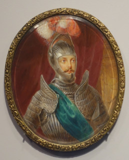 Tsarevich Grand Duke Alexander Nikolaevich in knightly armor.