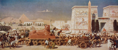 Israel in Egypt.  From the painting by Sir Edward J. Poynter