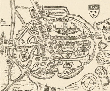 Panoramic view of Canterbury