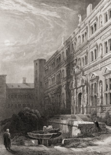The great court of Heidelberg