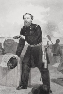 General Q.A. Gillmore 1825 1888. Union general in American Civil War. From painting by Alonso Chappel.