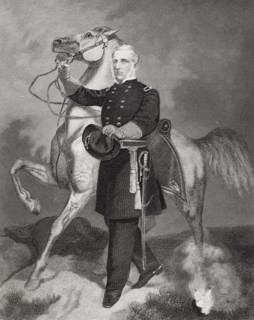 James Samuel Wadsworth 1807 to 1864. Union general during American Civil War killed in Wilderness Campaign. From painting by Alonso Chappel.