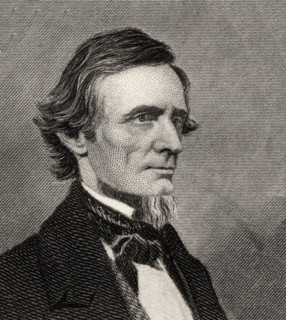 Jefferson Davis,1808-1889. First and only President of the Confederate States of America during the American Civil War.