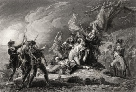 Death of General Montgomery. Battle of Quebec