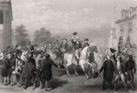 Entrance of the American army into New York November 25th