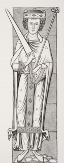 Royal Costume from a miniature in a manuscript of the twelfth century.