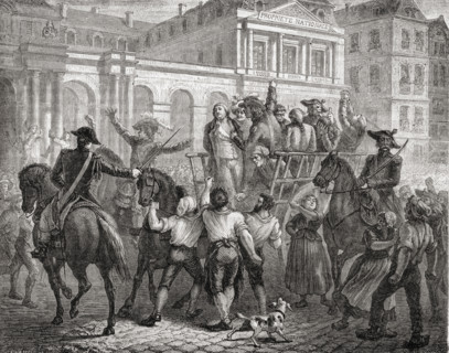 The Duke of Orleans on the way to execution