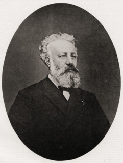 Jules Verne,1828-1905. French  author.  From the book 'The International Library of Famous Literature'.Published in London 1900. Volume XIII.
