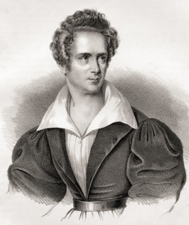 Leopold Ludwig Döbler,1801-1864. Famous Austrian juggler. 19th century lithograph by Em. Baerentzen & Co.From the book 'Figaro. Journal of Literature,Art and Music' by Georg Garstensen. Published 1841...
