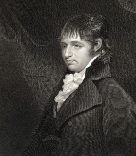 Richard Porson,1759-1808.  British master of classical scholarship. From the book “Gallery of Portraits” published London 1833.