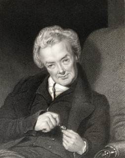 William Wilberforce 1759-1833.   British politician and philanthropist. From the book “Gallery of Portraits” published London 1833.