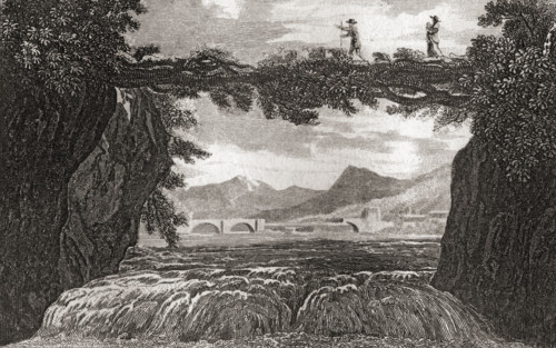 Subterranean disappearance of the Rhone