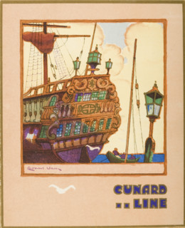Dinner Menu. Cunard Line. R.M.S. Caronia. Thursday