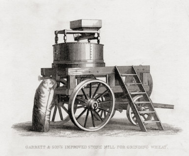 Garrett and Son's Improved Stone Mill for Grinding Wheat.