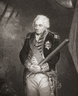 John Jervis,1st. Earl of St. Vincent. 1735-1823. Admiral in the British Royal Navy. Engraved by H. Robinson from the original of Hoppner. From England's Battles by Sea and Land by Lieut Col Williams