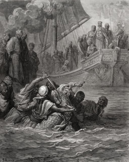 Death of Almoadam during the seventh crusade