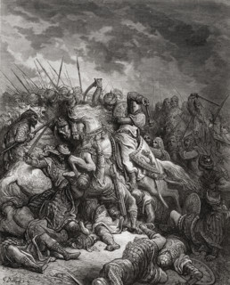 Richard The Lionheart in battle at Arsuf in the 3rd crusade 1187 1192 Richard I aka Richard The Lionheart English monarch.