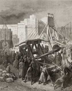 The crusaders war machinery.